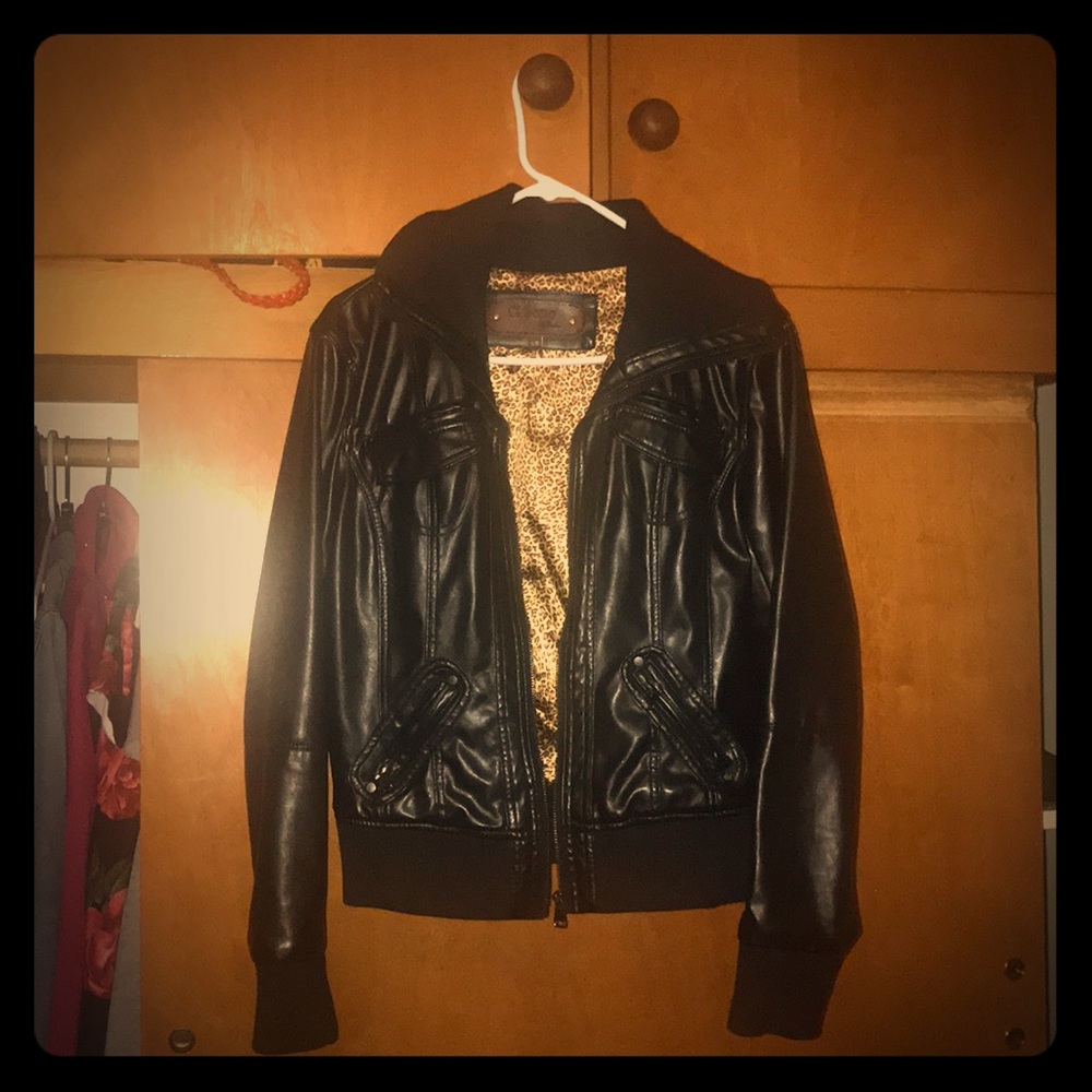 Leather jacket